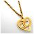 Collana Chanel placcata in oro con motivo cuore Coco Mark - vista 2