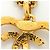 Collana Chanel placcata in oro con motivo cuore Coco Mark - vista 5