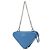 Borsa Prada in pelle Saffiano blu - vista 2