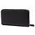 Cartera larga Prada de piel Vitello Daino negra - vista 2