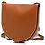 LOEWE Borsa Heel Pouch Piccola in Pelle di Vitello Morbida Marrone - vista 2