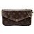 Pochette Félicie Louis Vuitton Brown Monogram Pochette Felicie