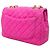 Chanel Pink Jumbo Classic Mesh Single Flap - vista 2
