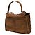 Borsa Balenciaga Rodeo Satchel Mini in camoscio marrone - vista 2