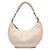Fendi Borsa Hobo Fendigraphy Small in Pelle Intrecciata Bianca