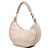 Fendi Borsa Hobo Fendigraphy Small in Pelle Intrecciata Bianca - vista 2
