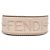 Fendi Borsa Hobo Fendigraphy Small in Pelle Intrecciata Bianca - vista 3
