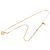 Collana Dior Gold Plated Strass CD Logo Pendant