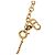 Collana Dior Gold Plated Strass CD Logo Pendant - vista 6