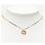 Collana Dior Gold Plated Strass CD Logo Pendant - vista 7