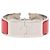 Bracciale Hermès Clic Clac H PM in smalto rosso largo - vista 3