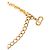 Collana Dior Gold con pendente logo placcato oro - vista 6