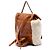 Zaino Mountain Chanel piccolo in shearling e vitello lucido marrone - vista 2