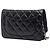 Portafoglio Chanel Black CC Quilted Lambskin Wallet On Chain - vista 2