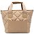 mala Burberry em nylon acolchoado bege
