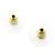 Orecchini a goccia Chanel Gold CC placcati in oro con perle sintetiche e strass - vista 5