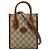 Borsa Gucci Beige Mini GG Supreme Interlocking G Satchel