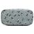 Prada Borsa Satchel Galleria Floral Print Double Zip Medium in Saffiano Grigio - vista 3
