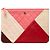 Chanel Case O Colorblock in pelle d'agnello matelassé rosa dimensione Medium