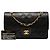 Chanel Black Medium Classic Lambskin Double Flap - vista 7
