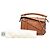 Borsa Puzzle Nano LOEWE in vitello marrone - vista 7