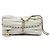 Bolsa Baluchon Chanel Midnight Swim em couro de bezerro acolchoado branco