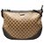 Gucci Borsa a Tracolla Mezzaluna Large GG Crystal Beige