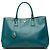 Prada Blue Large Saffiano Lux Gardeners Tote