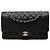 Chanel Black Medium Classic Caviar Double Flap