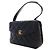 Chanel Black Quilted Lambskin Top Handle Envelope Flap - vista 12
