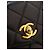 Chanel Black Quilted Lambskin Top Handle Envelope Flap - vista 8