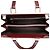 Borsa Gucci Zumi Medium in pelle di vitello rossa - vista 4