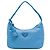 Re-Edition Prada Borsa a tracolla Mini Tessuto Re Edition 2000 Blu