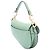 Mini borsa Saddle Dior in pelle di capra verde - vista 2