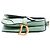 Mini borsa Saddle Dior in pelle di capra verde - vista 3