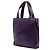 Borsa Satchel Prada in nappa viola con tasca frontale - vista 2
