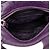 Borsa Satchel Prada in nappa viola con tasca frontale - vista 4
