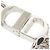 Collana a catena CD Icon in ottone argentato Dior - vista 3