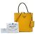 Borsa bucket Prada Yellow Medium Saffiano Cuir Panier - vista 6