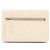Portafoglio Chanel White CC Quilted Lambskin Wallet On Chain - vista 2