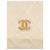 Portafoglio Chanel White CC Quilted Lambskin Wallet On Chain - vista 5