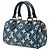 Louis Vuitton Blue Monogram Jacquard Denim Nano Speedy Bandouliere - vista 2