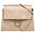 Chloé Faye Borsa a Tracolla Media in Vitello e Camoscio Marrone