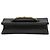 Dior Mini J Adior Chain Flap in pelle di vitello nera - vista 3