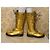 Botas de couro dourado com atacadores Dolce & Gabbana Junior - vista 10