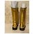 Botas de couro dourado com atacadores Dolce & Gabbana Junior - vista 11