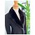 Abrigo de lana negra Jil Sander con cuello de piel - vista 2