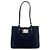 Fendi Logo Tote Bag Blau Canvas