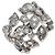 Anello Cartier Collection Lily in diamanti e oro bianco 18K - vista 2