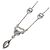 Collana Cartier Nuage in diamanti e oro bianco 18K